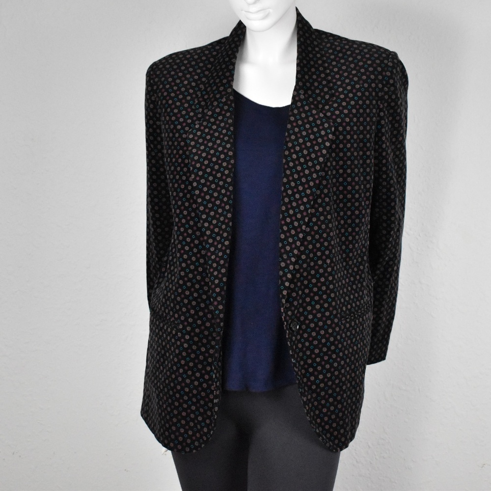 Velvet Jacket by JR Bentley 100% Cotton Sz 18